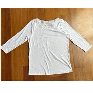 NEW Lauren Ralph Lauren Embellished T-Shirt, 1X